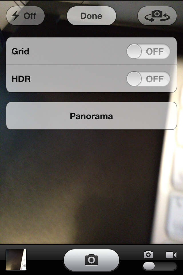 How to iPhone panorama
