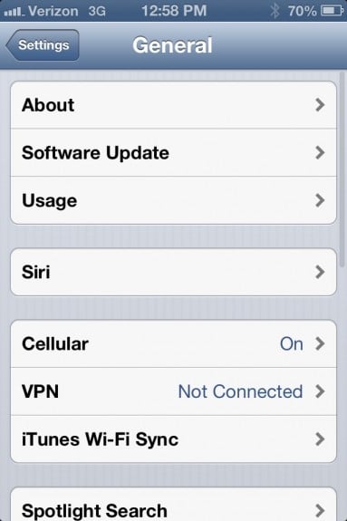 How to use personal hotspot in iOS - iPhone 5 - new iPhone- 2