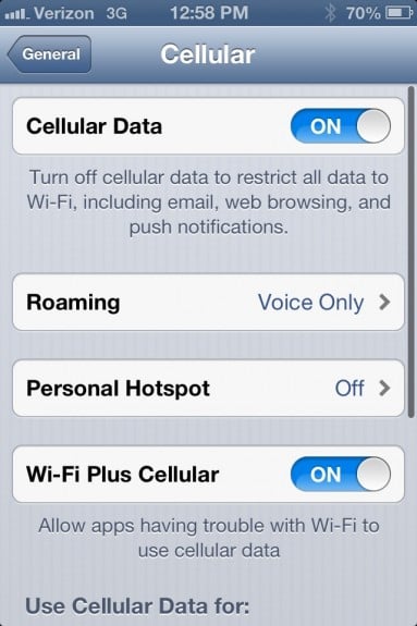 How to use personal hotspot in iOS - iPhone 5 - new iPhone- 3