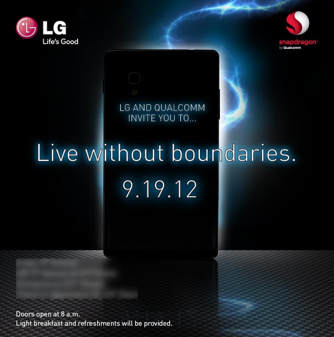 LG September 19 invitation