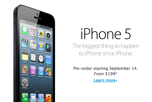 Iphone 5 Release Date And Price Announced
