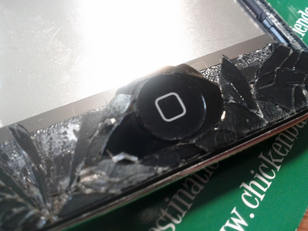 iPhone repair shattered display