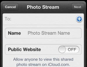 How to use Shared Photo Stream in iOS 6. 
