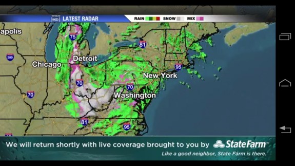 Live Hurricane Sandy on iPhone & Android