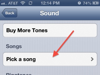Music as an alarm iOS 6 iPhone