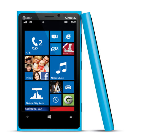 Nokia Lumia 920 cyan