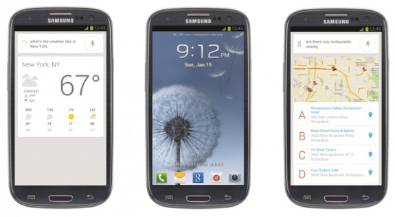 Samsung Galaxy S III with Jelly Bean