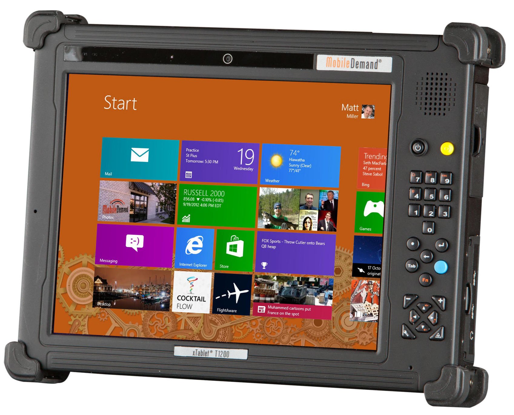 T1200 Rugged Windows 8 Tablet