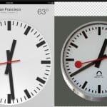 iPad Swiss Clock