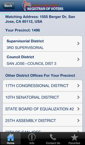 2102 election iPhone sample ballot