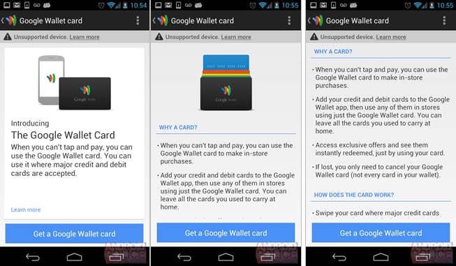 Google Wallet Card