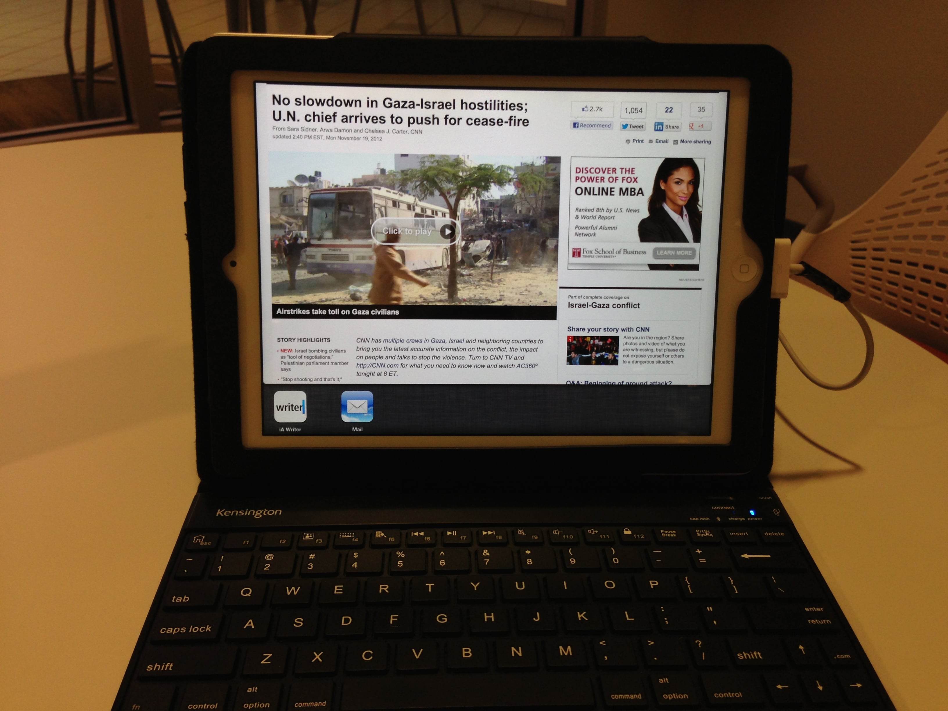 iPad Writing Papers