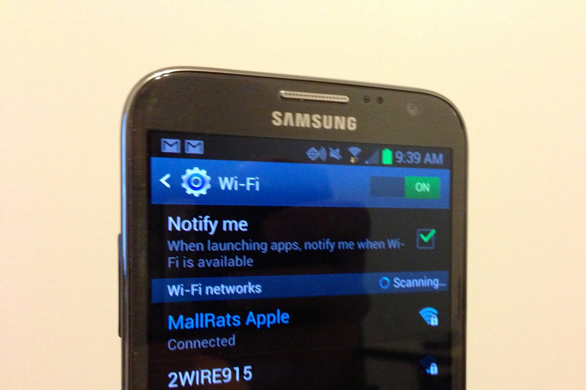 Galaxy Note 2 WiFi Problems