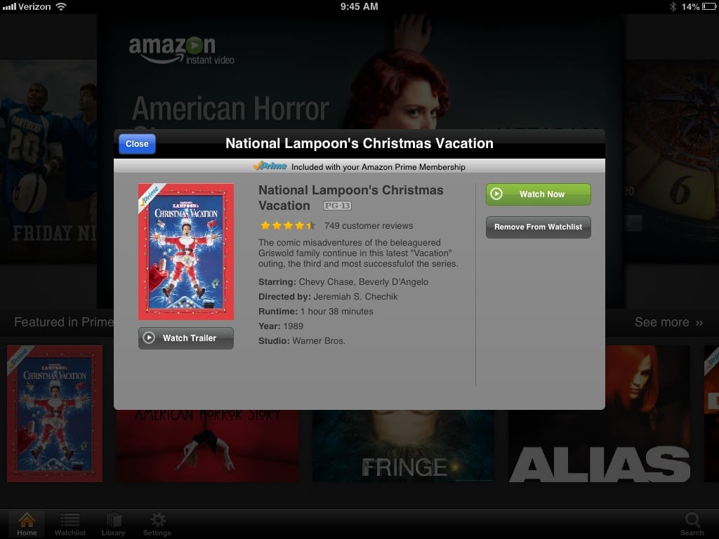 amazon instant video