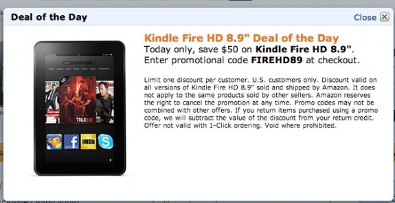 Kindle Fire HD deals