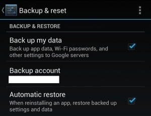 Nexus 4 Setup and Security Guide - backup