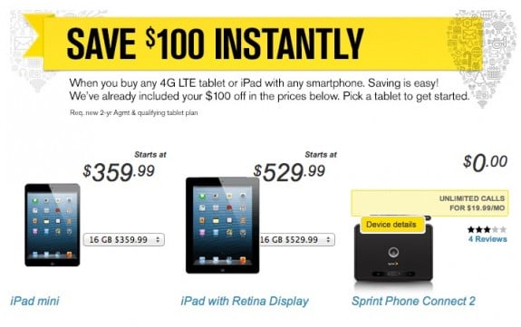 iPad 4 deal Sprint iPad 4 deal Sprint