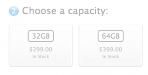 iPhone 5S 128GB option