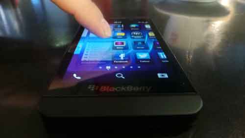 BlackBerry Z10 leaked image