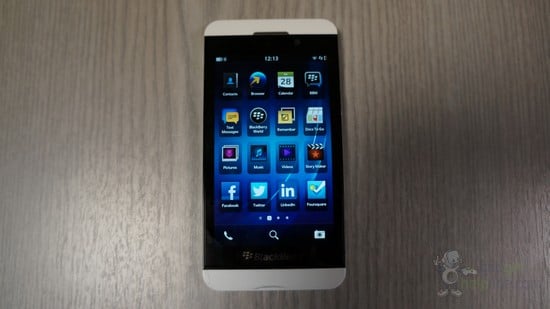 BlackBerry Z10 white leak