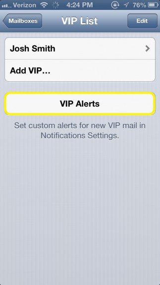VIP Alerts