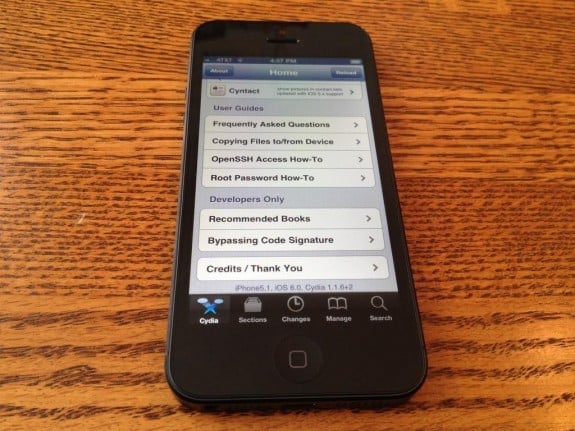 iOS 6 jailbreak iPhone 5