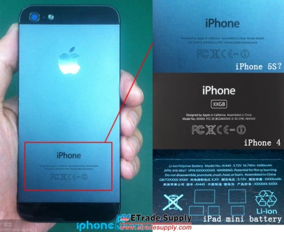 iPhone 5S back claimed