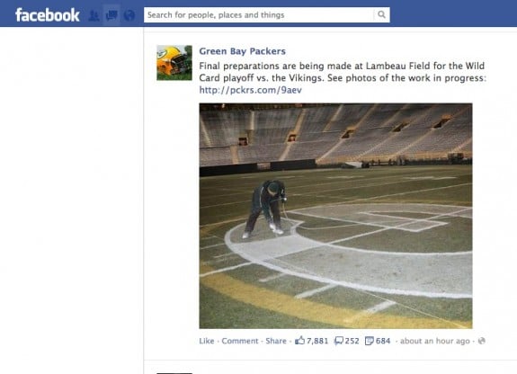 packers on facebook
