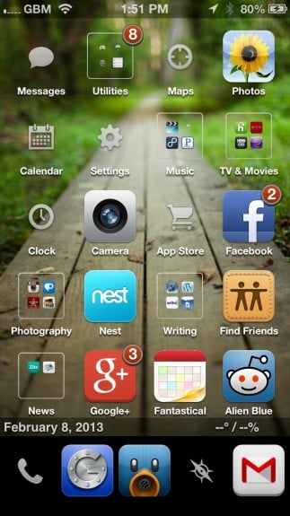 Best Cydia Themes - iOS 6 Winterboard Themes - Fifty