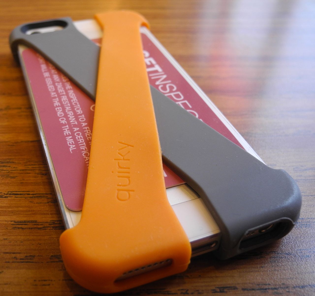 quirky crossover case holds cards or cash