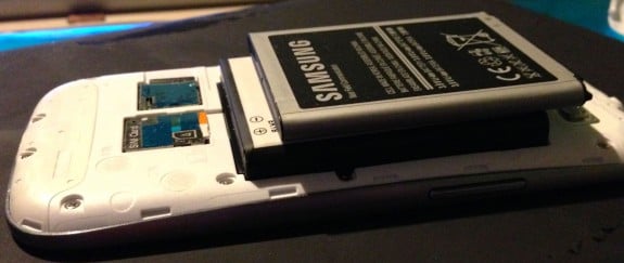 The Galaxy S4 could feature a removable battery.