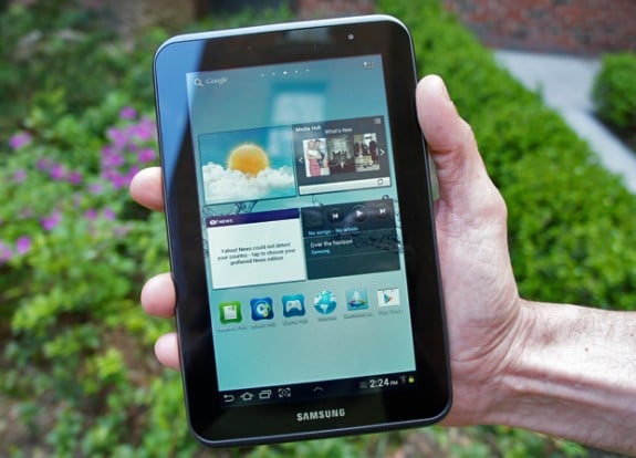 The Galaxy Tab 2 7.0 Jelly Bean roll out has begun today.