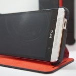 HTC One with case