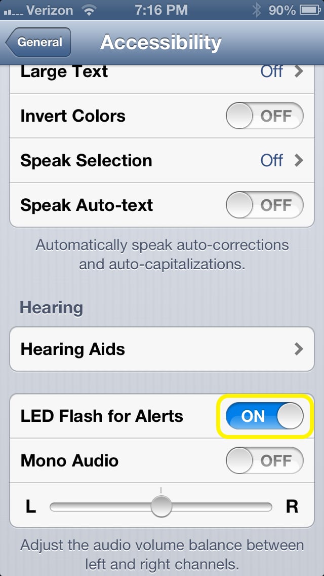 How to Use the iPhone's Camera Flash for Calls and Alerts