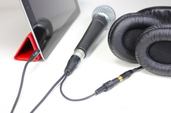 cablejive projive xlr with mic and ipad