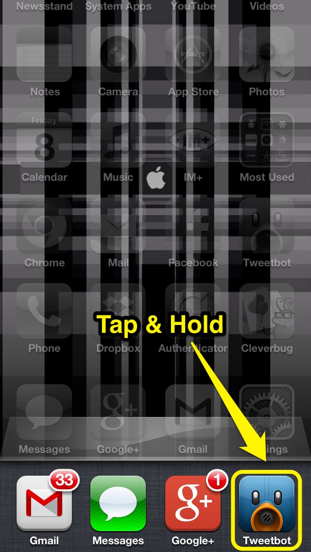 Tap & Hold