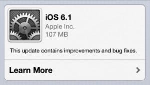 iOS 6.1 Features