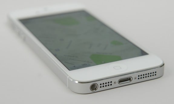 The iPhone 5 sports a smaller 4-inch display.