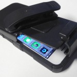 SEIDIO Active Case and Holster with phone being inserted into holster