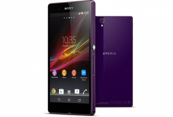 Sony offers the Xperia Z in more than just black and white.