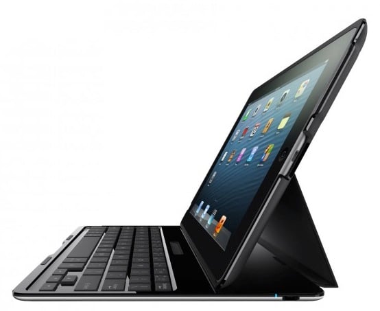 Belkin claims the super thin Belkin Ultimate iPad keyboard case delivers a laptop style typing experience.