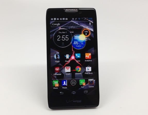 The Galaxy S4 will take on the likes of the Droid RAZR MAXX HD.