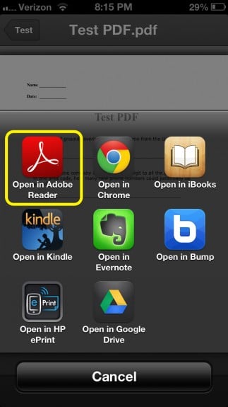 Dropbox Open In Adobe Reader
