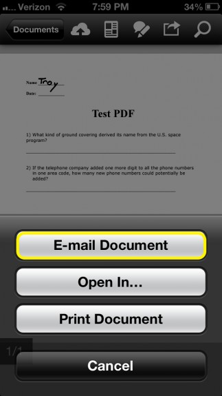 Email Signed PDF
