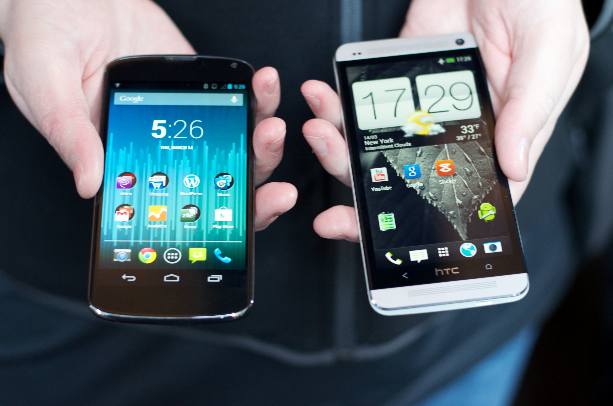 The HTC One software features help set it apart from devices like the Nexus 4.