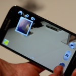 The Samsung Galaxy S4 can take photos with the front and rear camera at the same time.