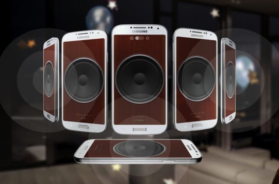 Stream audio over up to eight Galaxy S4 devices.