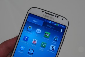 The Galaxy S4 will be coming to some regions in late April.