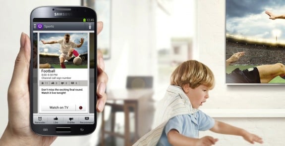 Control your HDTV with Samsung WatchON and the IR port.