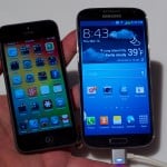 The iPhone 5 vs Galaxy S4 screen.